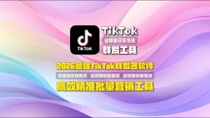 2026最强TikTok群发器软件高效精准批量营销工具