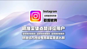 Instagram引流软件：精准采集点赞评论用户，快速切入跨境电商真实需求人群