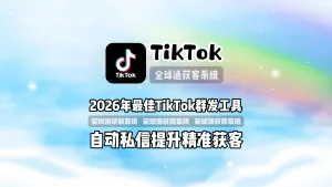 2026年最佳TikTok群发工具自动私信提升精准获客