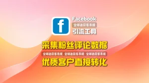 Facebook引流工具：采集粉丝评论数据，优质客户直接转化