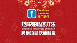 Facebook推广软件：矩阵强私信打法，跨境项目快速起量