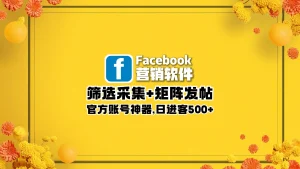Facebook营销软件：多账号窗口并行操作+批量小组发帖与个人动态，轻松实现万级曝光