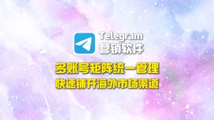 Telegram营销软件：多账号矩阵统一管理，快速铺开海外市场渠道