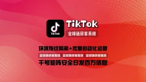 TikTok矩阵系统：环境指纹隔离+批量自动化运营，千号矩阵安全日发百万信息