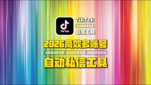 TikTok群发软件推荐2026高效多账号自动私信工具