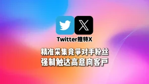 Twitter引流系统：精准采集竞争对手粉丝，强制触达高意向客户