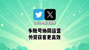 Twitter群发软件：多账号协同运营，外贸获客更高效