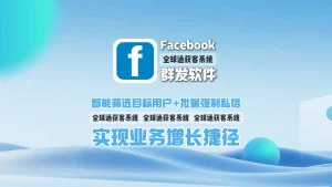 提升营销效率！Facebook群发软件：智能筛选目标用户+批量强制私信，实现业务增长捷径