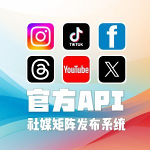 官方API社媒矩阵发布系统