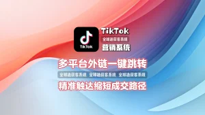 私域引流新突破！TikTok营销系统支持多平台外链一键跳转，精准触达缩短成交路径