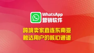 跨境卖家如何直连东南亚用户？WhatsApp营销软件是核心通道